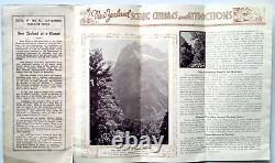 Art Deco Vintage 1930s Original Travel Guide New Zealand-Rare