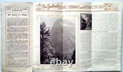 Art Deco Vintage 1930s Original Travel Guide New Zealand-Rare