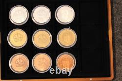 Australia & New Zealand Patina Collection of 21 proof like Crown sized coins M9