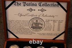 Australia & New Zealand Patina Collection of 21 proof like Crown sized coins M9