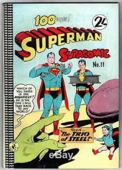 Australian SUPERMAN SUPACOMIC 11 DC Comics 100 pgs 1950's New Zealand