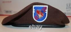 Authentic New U. S. Army 2nd Security Force Assistance Brigade, Brown Beret, USGI