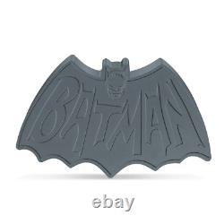 BATMANT 85 Years 1966 Batman Logo 1oz Silver Collectible Coin new Zealand Mi
