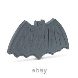 BATMANT 85 Years 1966 Batman Logo 1oz Silver Collectible Coin new Zealand Mi
