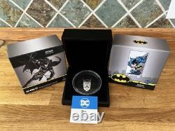 BATMAN 2020 2oz of 999 FINE SILVER NEW ZEALAND MINT, NIUE. MINTED ONLY 5000