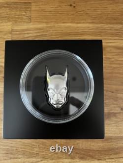 BATMAN 2020 2oz of 999 FINE SILVER NEW ZEALAND MINT, NIUE. MINTED ONLY 5000