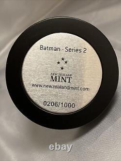 BATMAN Caped Crusader Miniature Figurine 150 Grams 999 Silver New Zealand Mint