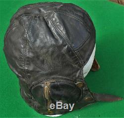 BATTLE of BRITAIN era B-Type Flying Helmet RNZAF Issue So = NOT A. M. Marked