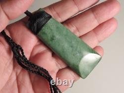 BLUEishGREEN INANGA TOKI ADZE New Zealand Greenstone Maori Pounamu Jade Nephrite