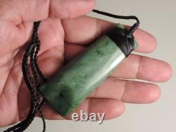 BLUEishGREEN INANGA TOKI ADZE New Zealand Greenstone Maori Pounamu Jade Nephrite