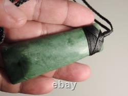 BLUEishGREEN INANGA TOKI ADZE New Zealand Greenstone Maori Pounamu Jade Nephrite