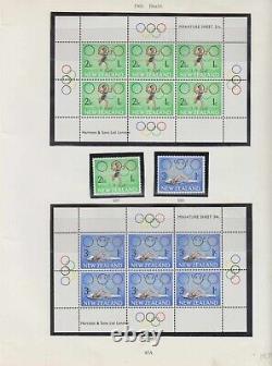 Bc New Zealand 1960-69 Collection On 19 Sg Album Pages Sets+ Hinged Mint Scv$339