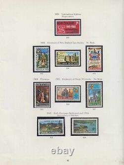 Bc New Zealand 1960-69 Collection On 19 Sg Album Pages Sets+ Hinged Mint Scv$339