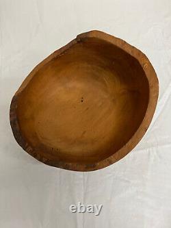 Beautiful New Zealand ancient kauri wood wooden bowl 8x9 patrik N. 2 D68