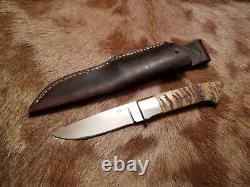Bill Reddiex Knife New Zealand Custom Rams Horn Near MINT Original Sheath