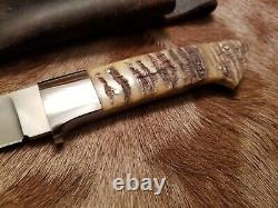 Bill Reddiex Knife New Zealand Custom Rams Horn Near MINT Original Sheath