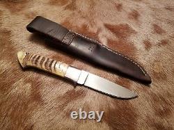 Bill Reddiex Knife New Zealand Custom Rams Horn Near MINT Original Sheath