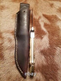 Bill Reddiex Knife New Zealand Custom Rams Horn Near MINT Original Sheath