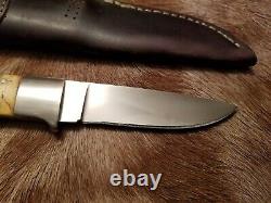 Bill Reddiex Knife New Zealand Custom Rams Horn Near MINT Original Sheath