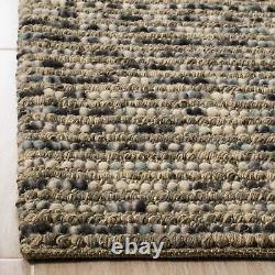 Bohemian Collection 2'6 x 6' Grey/Multi BOH525K Handmade New Zealand Wool &