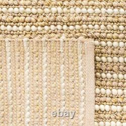 Bohemian Collection 4' x 6' Beige / Multi BOH525F Handmade New Zealand Wool &