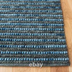 Bohemian Collection 8' Square Dark Blue/Multi BOH525G Handmade New Zealand Wo