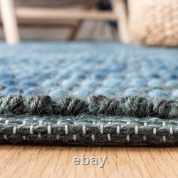Bohemian Collection 8' Square Dark Blue/Multi BOH525G Handmade New Zealand Wo