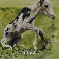 Bruce Harvey New Zealand artist NEWBORN Baby Goat Painting Tempura and Waterco