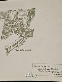 C1920 New Zealand Pictorial with Large Map 32 Pages Souvenir Tiki