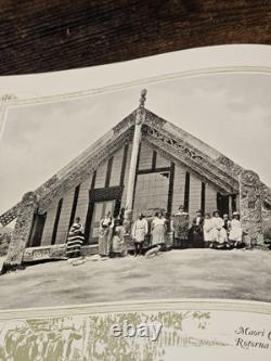 C1920 New Zealand Pictorial with Large Map 32 Pages Souvenir Tiki