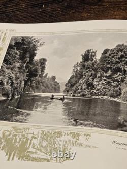C1920 New Zealand Pictorial with Large Map 32 Pages Souvenir Tiki