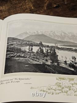C1920 New Zealand Pictorial with Large Map 32 Pages Souvenir Tiki