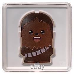 CHEWBACCA CHIBI COIN COLLECTION STAR WARS SERIES 2020 1 oz Pure Silver Proof