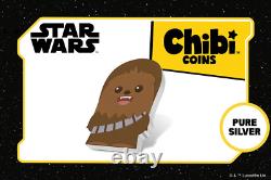 CHEWBACCA CHIBI COIN COLLECTION STAR WARS SERIES 2020 1 oz Pure Silver Proof