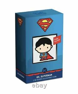CHIBI COIN DC COMIC SERIES SUPERMAN 1oz SILVER COIN MINT SOLD OUT NEW ZEALAND