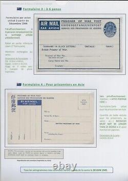 COLLECTION Entire Postal Stationery POW WW2 Part 3 NEW ZEALAND Prisoners Airplane