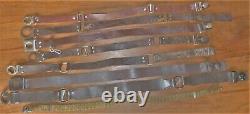 COLLECTION of 8 various Boy Scout Uniform BELTS NEW ZEALAND Worn 1920 1967