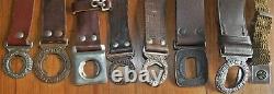 COLLECTION of 8 various Boy Scout Uniform BELTS NEW ZEALAND Worn 1920 1967