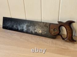 C. 1860's WILLIAM MILLICHAMP Dunedin New Zealand Sawmaker John Spear No. 7 Handle