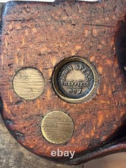 C. 1860's WILLIAM MILLICHAMP Dunedin New Zealand Sawmaker John Spear No. 7 Handle