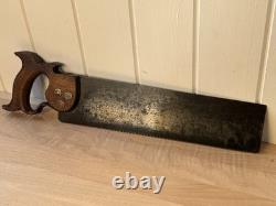 C. 1860's WILLIAM MILLICHAMP Dunedin New Zealand Sawmaker John Spear No. 7 Handle