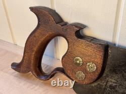 C. 1860's WILLIAM MILLICHAMP Dunedin New Zealand Sawmaker John Spear No. 7 Handle