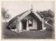 C. 1880's PHOTO NEW ZEALAND CARVED MAORI HOUSE VALENTINE