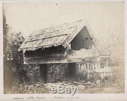 C. 1880's PHOTO NEW ZEALAND MAORI STORE HOUSE