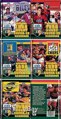 Caltex Super 12 Set Of New Zealand Rugby Cards / Stickers Signed Collection