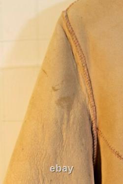Canterbury Sheepskin Coat Collection of New Zealand Full Zip Suede Jacket Sz 18