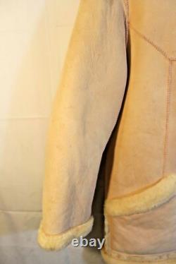 Canterbury Sheepskin Coat Collection of New Zealand Full Zip Suede Jacket Sz 18