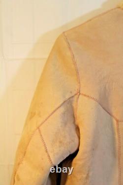 Canterbury Sheepskin Coat Collection of New Zealand Full Zip Suede Jacket Sz 18