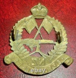 Cap Badges-ww1 New Zealand Specialists Reinforcement Siganls & Machine Gunners