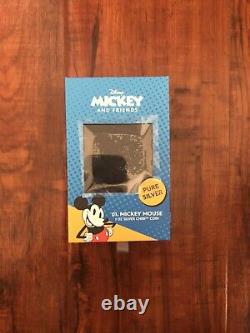 ChibiT Coin Collection Disney Series Mickey Mouse 1oz Silver Coin In Hand